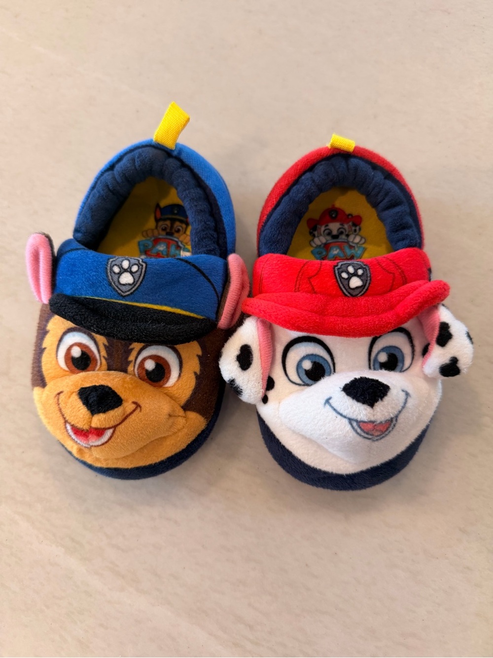 Paw Patrol Plush Character Slippers - Blue & Red